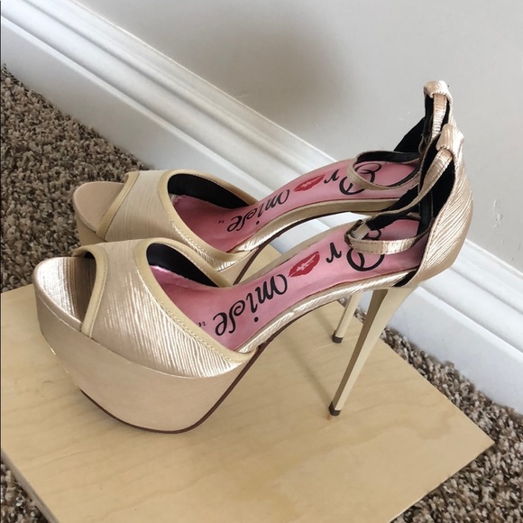 Promise Shoes - Open toe platform dress sandals